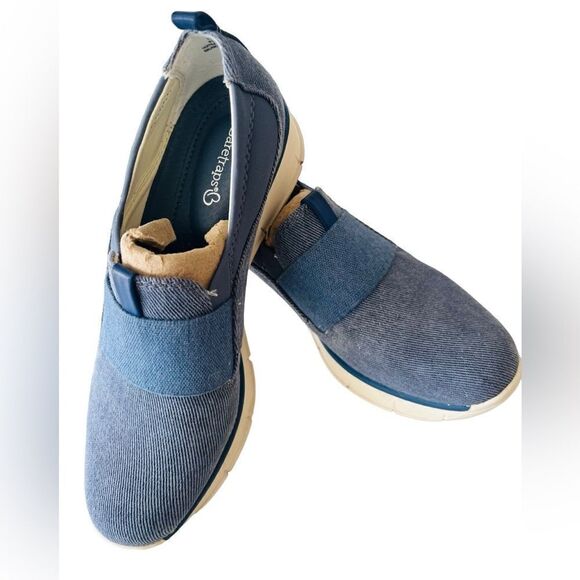 Baretraps Garner Wedge Slip-On, Chambray blue, size 7.5 - Picture 2 of 7